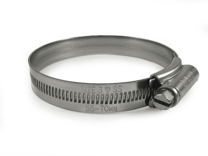 Genuine Jubilee A2 Stainless Steel Clip Hose Pipe Clamp Worm Drive 55mm-70mm 3