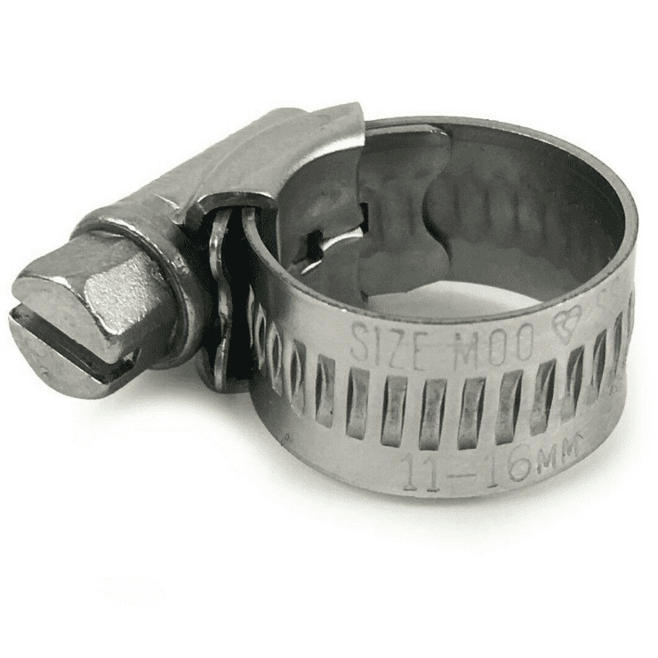 Genuine Jubilee A2 Stainless Steel Clips Hose Clamp Worm Drive 11mm-16mm M00