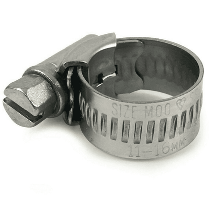 Genuine Jubilee A2 Stainless Steel Clips Hose Clamp Worm Drive 11mm-16mm M00