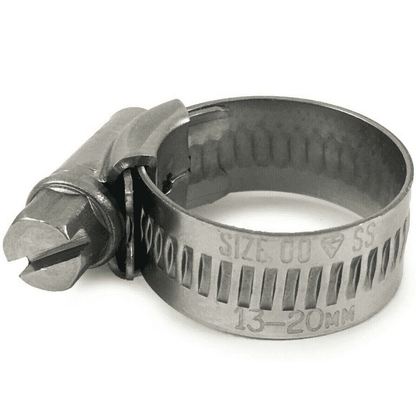 Genuine Jubilee Stainless Steel Clips Hose Pipe Clamp Worm Drive 13mm-20mm 00