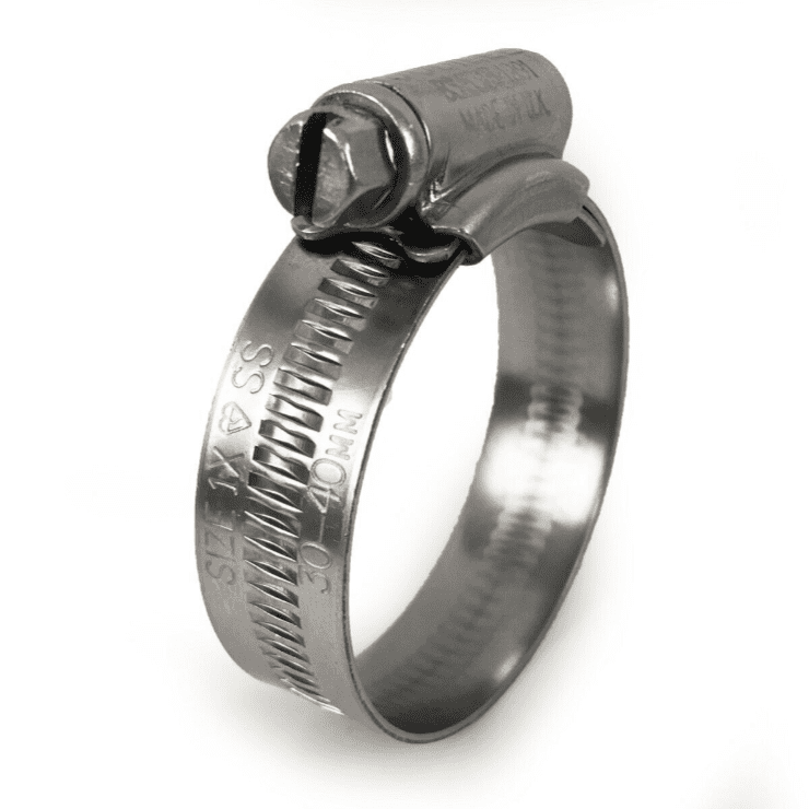Genuine Jubilee Stainless Steel Clips Hose Pipe Clamp Worm Drive 30mm-40mm 1X