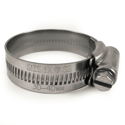 Genuine Jubilee Stainless Steel Clips Hose Pipe Clamp Worm Drive 30mm-40mm 1X