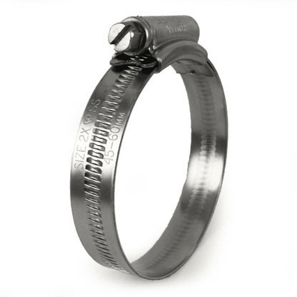 Genuine Jubilee Stainless Steel Clips Hose Pipe Clamp Worm Drive 45mm-60mm 2X