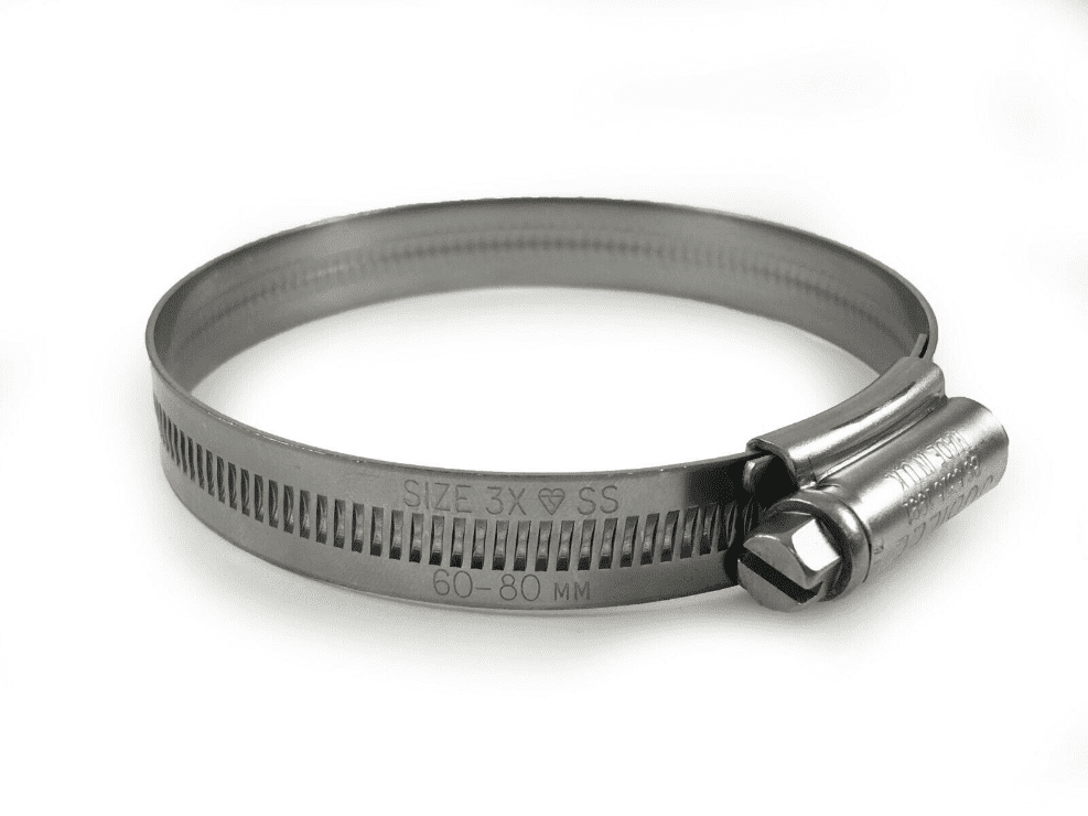 Genuine Jubilee Stainless Steel Clips Hose Pipe Clamp Worm Drive 60mm-80mm 3X