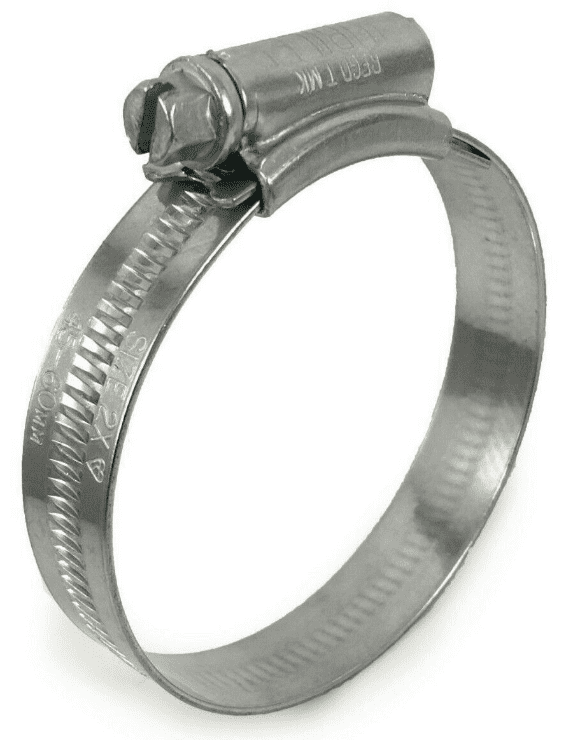 Genuine Original Jubilee Clips Steel Hose Pipe Clamps Worm Drive 45mm-60mm 2X