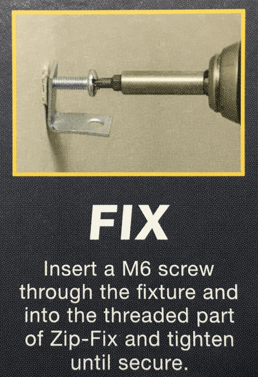 Genuine Zip Fix Plasterboard Hollow Cavity Wall Fixings Toggler Type With Screw