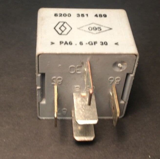 Grey Relay for Renault 20 241 077/8200 35 489 Electrical Car Component