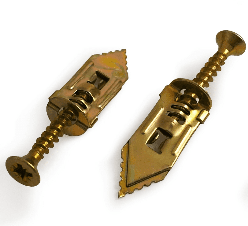 Hammer In Timco 4X30mm Cavity Wall Fixing Plasterboard Anchor Plug With Screws