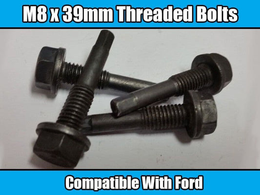 Hex Recessed Thread Washer Bolt Black M8X39mm for Ford