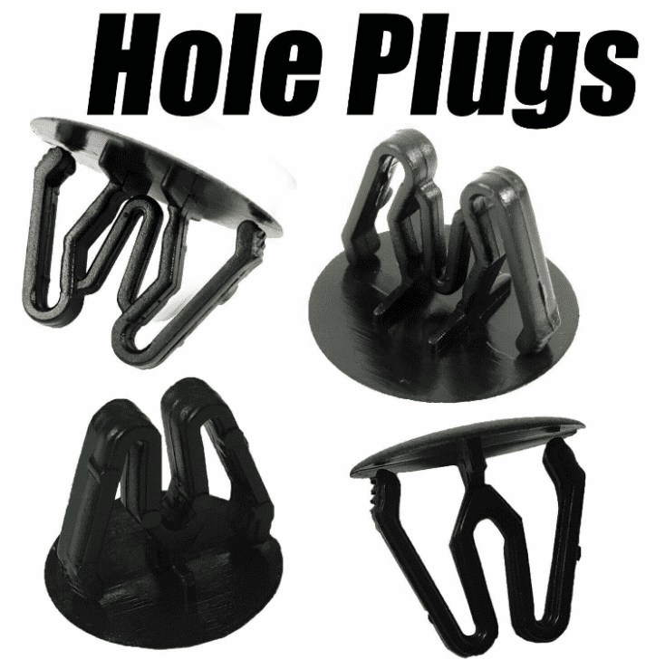 Hole Plugs Blanking Grommet Covers Snap In Trim Clips Car Boat Bike Various Size