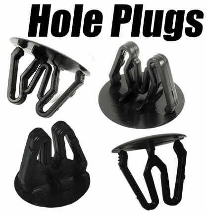 Hole Plugs Blanking Grommet Covers Snap In Trim Clips Car Boat Bike Various Size