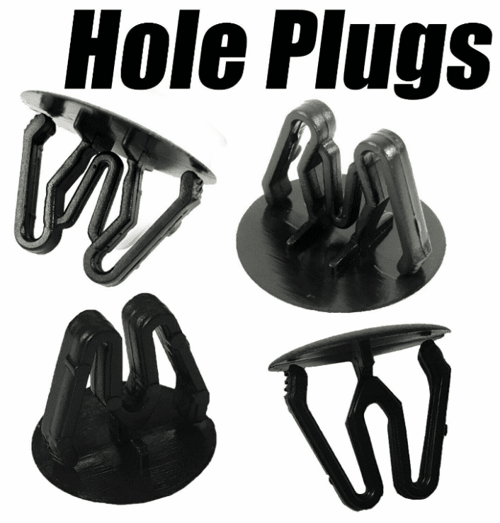 Hole Plugs Blanking Grommet Covers Snap In Trim Clips Car Boat Bike Various Size
