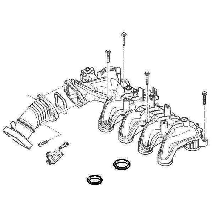 Intake Manifold Rubber O-Ring Diesel Engine Gaskets for Ford 1.6 Tdci Hdi