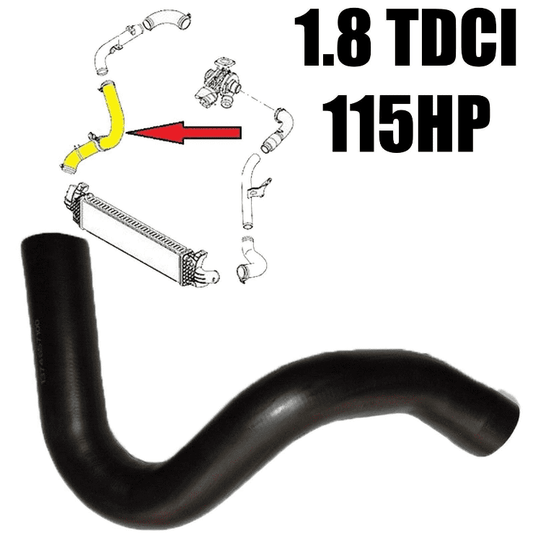 Intercooler Hose Pipe For Ford Focus 03-07 Mk2 C-Max Lower Turbo