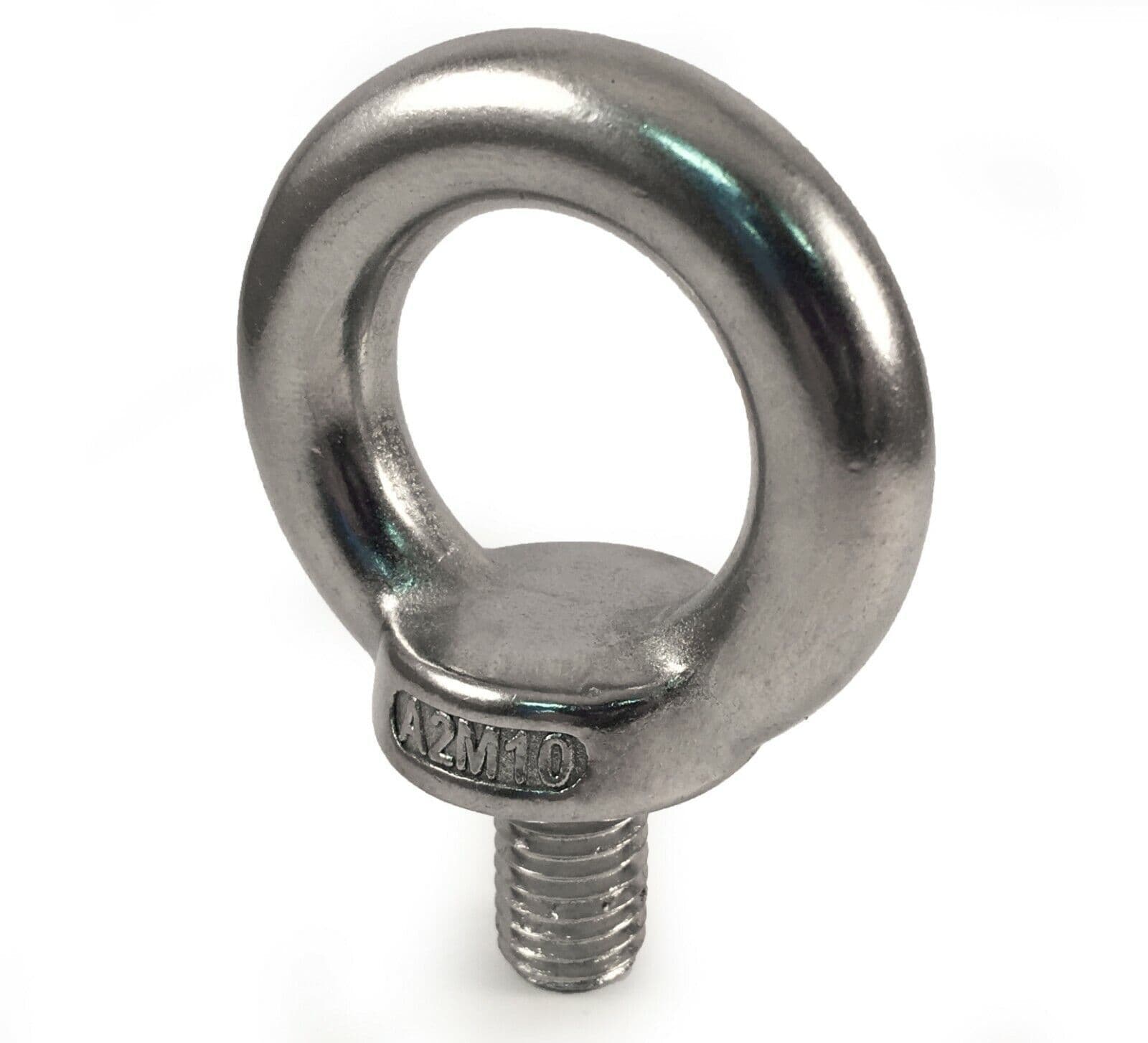 M10 A2 304 Stainless Steel Lifting Eye Nuts Bolts Din 580 582 Type Metric Coarse
