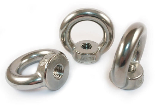 M10 A4 316 Marine Grade Stainless Steel M10 Lifting Eye Female Nuts Din 582 Type