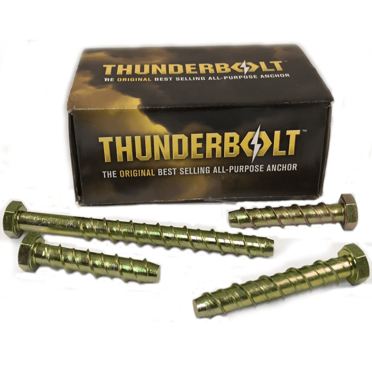 M10 Hex Head Bolt New Genuine Thunderbolt Masonry Concrete Brick Anchor Screw