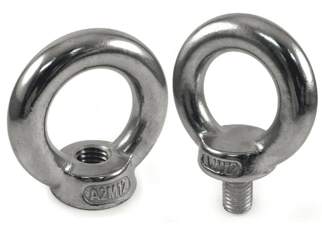 M12 A2 304 Stainless Steel Lifting Eye Nuts Bolts Din 580 582 Type Metric Coarse