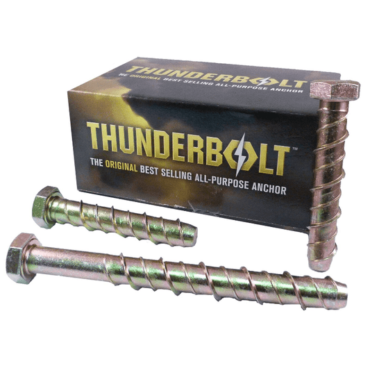 M12 Hex Head Bolt Genuine Thunderbolt Masonry Concrete Brick Anchor