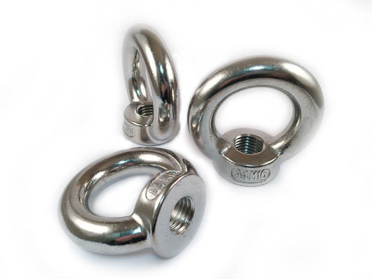 M16 A4 316 Marine Grade Stainless Steel M16 Lifting Eye Female Nuts Din 582 Type
