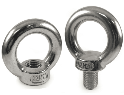 M20 A2 304 Stainless Steel Lifting Eye Nuts Bolts Din 580 582 Type Metric Coarse