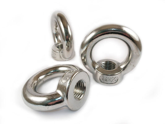 M20 A4 316 Marine Grade Stainless Steel M20 Lifting Eye Female Nuts Din 582 Type