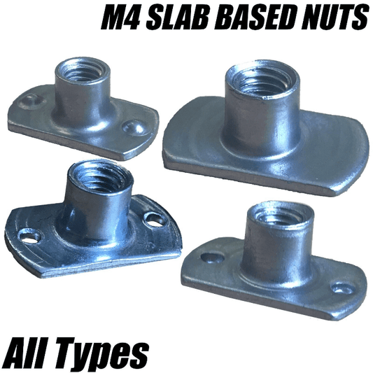 M4 Carbon Steel Slab Based T Tee Weld Nuts 2 4 Spot Pip Hole Fastener Fixing
