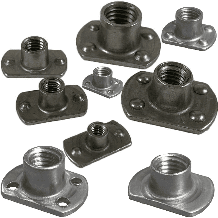 Slab base t-nuts
