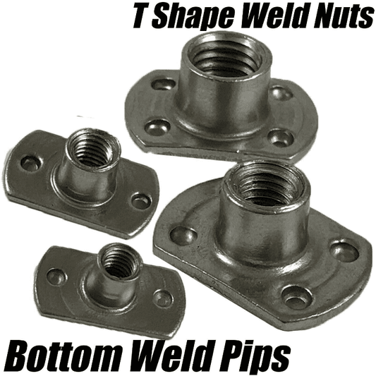 M4 M5 M6 M8 M10 Carbon Steel Tee Spot Slab Based T Shape Nuts Bottom Welded Pips