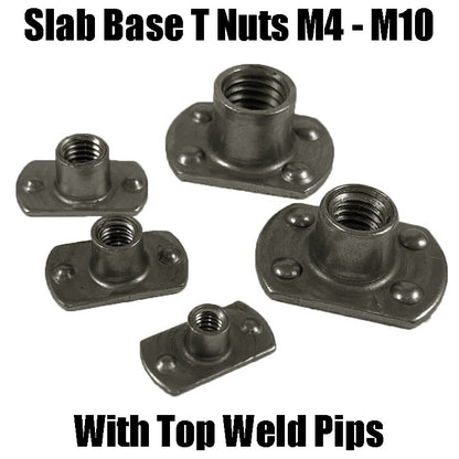 M4 M5 M6 M8 M10 Carbon Steel Tee Spot Slab Base T Tee Nuts Top Weld Pips