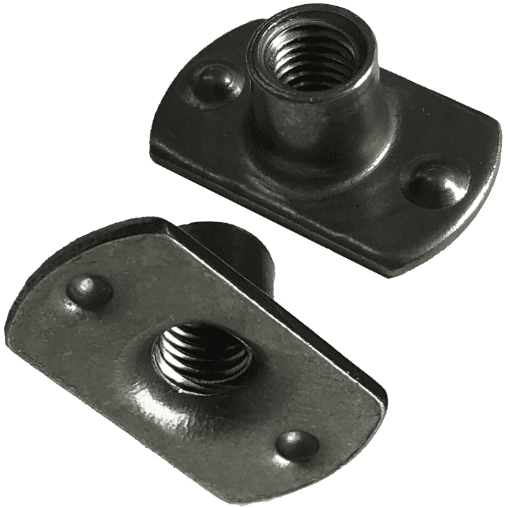 M4 M5 M6 M8 M10 Carbon Steel Tee Spot Slab Based T Tee Shape Weld Nuts Top Pips