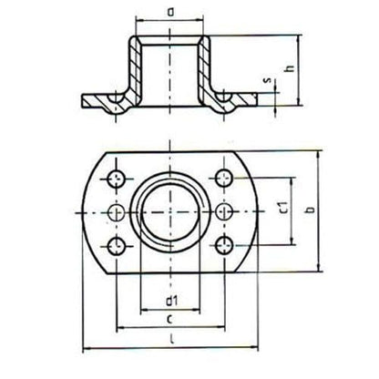 M4 M5 M6 M8 M10 Carbon Steel Tee Spot Slab Based T Tee Shape Weld Nuts Top Pips