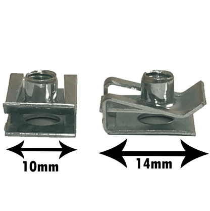 M4 M5 M6 M8 Spire Clips Cal Chimney Lug Nuts Fixings Threaded Panel Fasteners