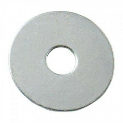 M5 5mm Mudguard/Penny/Repair Washers Flat Wide Large Washer Zinc Plated