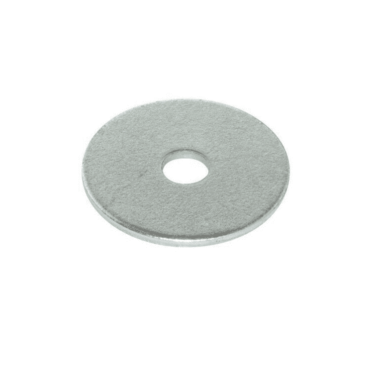 M5 5mm Mudguard/Penny/Repair Washers Flat Wide Large Washer Zinc Plated