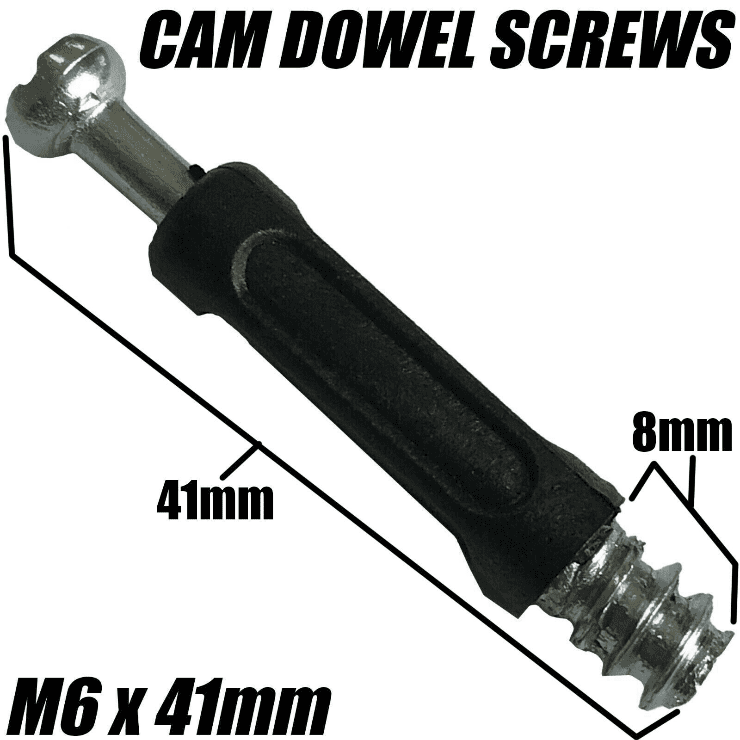 M5 M6 Wood Screw Cam Dowel Connector Bolt Flat Pack Desk Wardrobe Ikea Argos