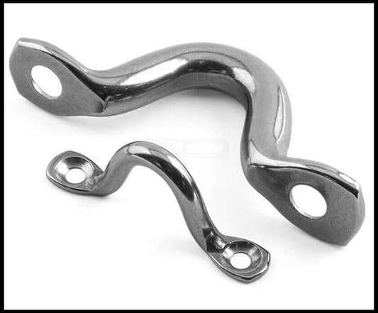M6 6mm Wire Eye Strap Stainless Steel A4 Marine Grade 316 Fender Hook Canopy