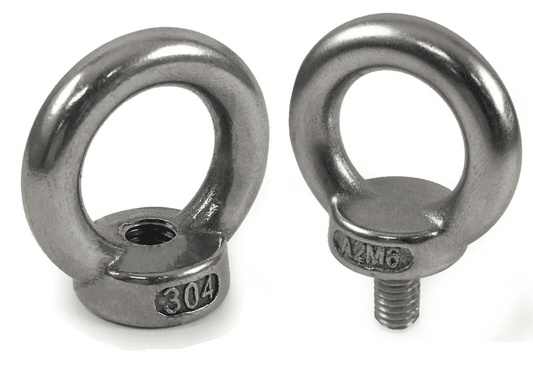 M6 A2 304 Stainless Steel Lifting Eye Nuts Bolts Din 580 582 Type Metric Coarse