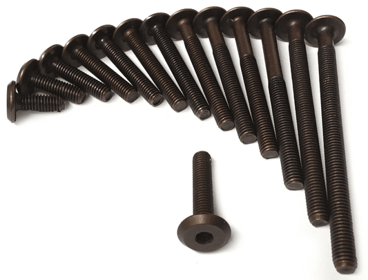 M6 Bronze Furniture Connector Bolts Thread Joint Fixing Bed Cot Unit Table Desk