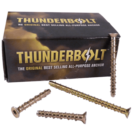 M6 Genuine Thunder Bolt Torx Countersunk Masonry Concrete Anchor Screw Bolt