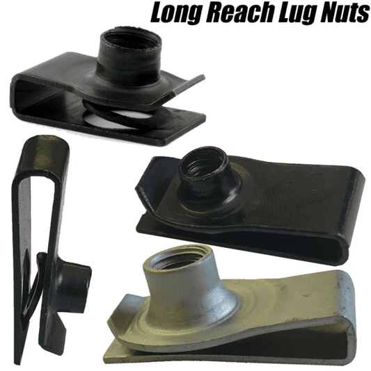 M6 M8 M10 Long Reach Chimney U Nut Lug Nuts Speed Spire Captive Clips Threaded