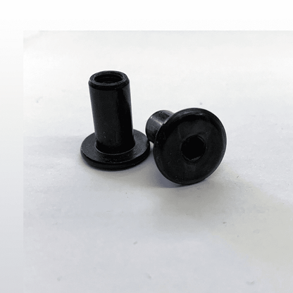 M6 x 15mm M4 Allen Key Head Connector Bolt Cap Nuts Black Gloss Finish