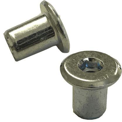 M6X10mm 12mm 15mm 17mm Zinc Plated Connector Bolt Cap Nuts Allen Key Socket