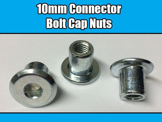 M6X10mm Connector Bolt Caps M5 Allen Key Head Joint Fixing Cots Beds Furniture