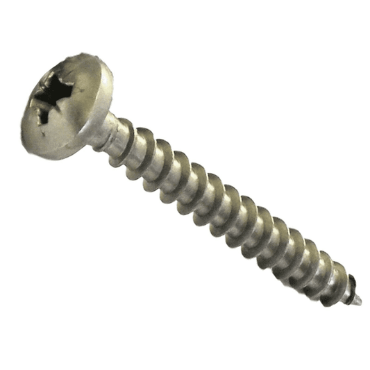 M6X120mm No.12 Pozi Drive Pan Head Chipboard Wood Screws A2 Stainless Steel