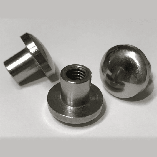 M6X9mm Stainless Steel Smooth Dome Connector Bolt Cap Nuts
