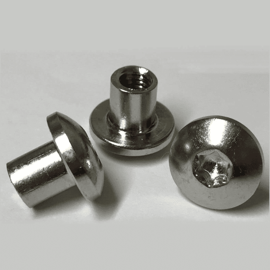 M6X9mm Stainless Steel Torx Dome Connector Cap Nuts Furniture Cubicle Bolts