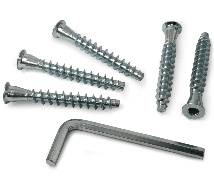 M7X50mm Confirmat Screws Assembly Bolts Flat Pack Furniture Speaker Fitting