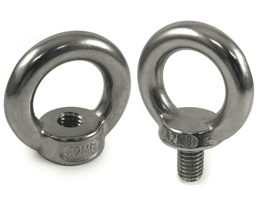 M8 A2 304 Stainless Steel Lifting Eye Nuts Bolts Din 580 582 Type Metric Coarse