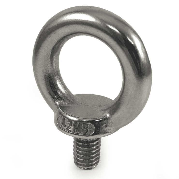 M8 A2 304 Stainless Steel Lifting Eye Nuts Bolts Din 580 582 Type Metric Coarse